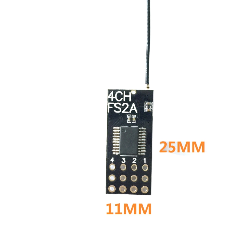 Flysky FS2A Mini Receiver 4CH  - огляд і ціна Drone Racing Receiver