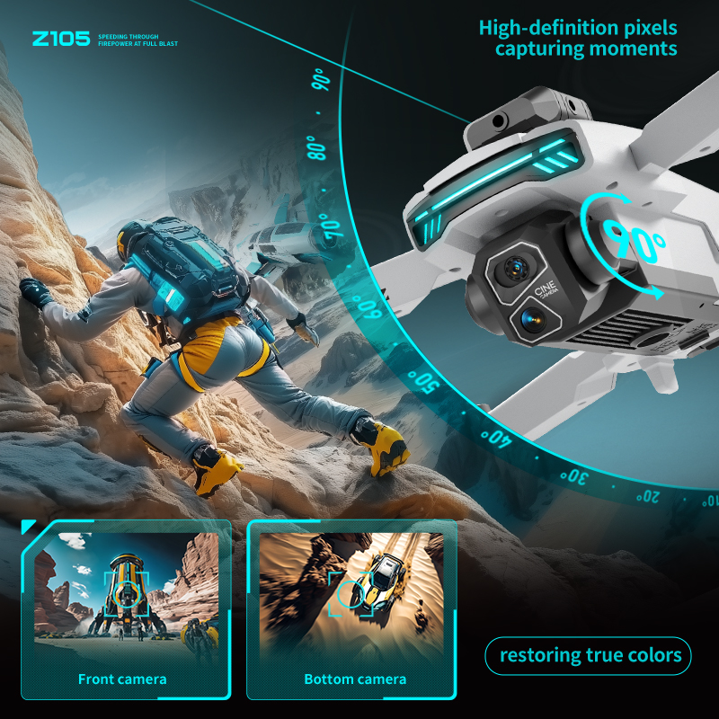 New Z105 RC Drone 8K Professio - огляд і ціна Drone Racing Charger