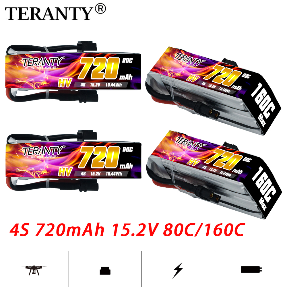 TERANTY 720mAh 4S 15.2V HV Lip - огляд і ціна Drone Racing Frame