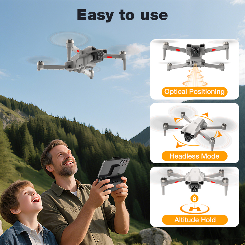 NEW Hot L017 Pro Drone Brushle - огляд і ціна Drone Racing Camera