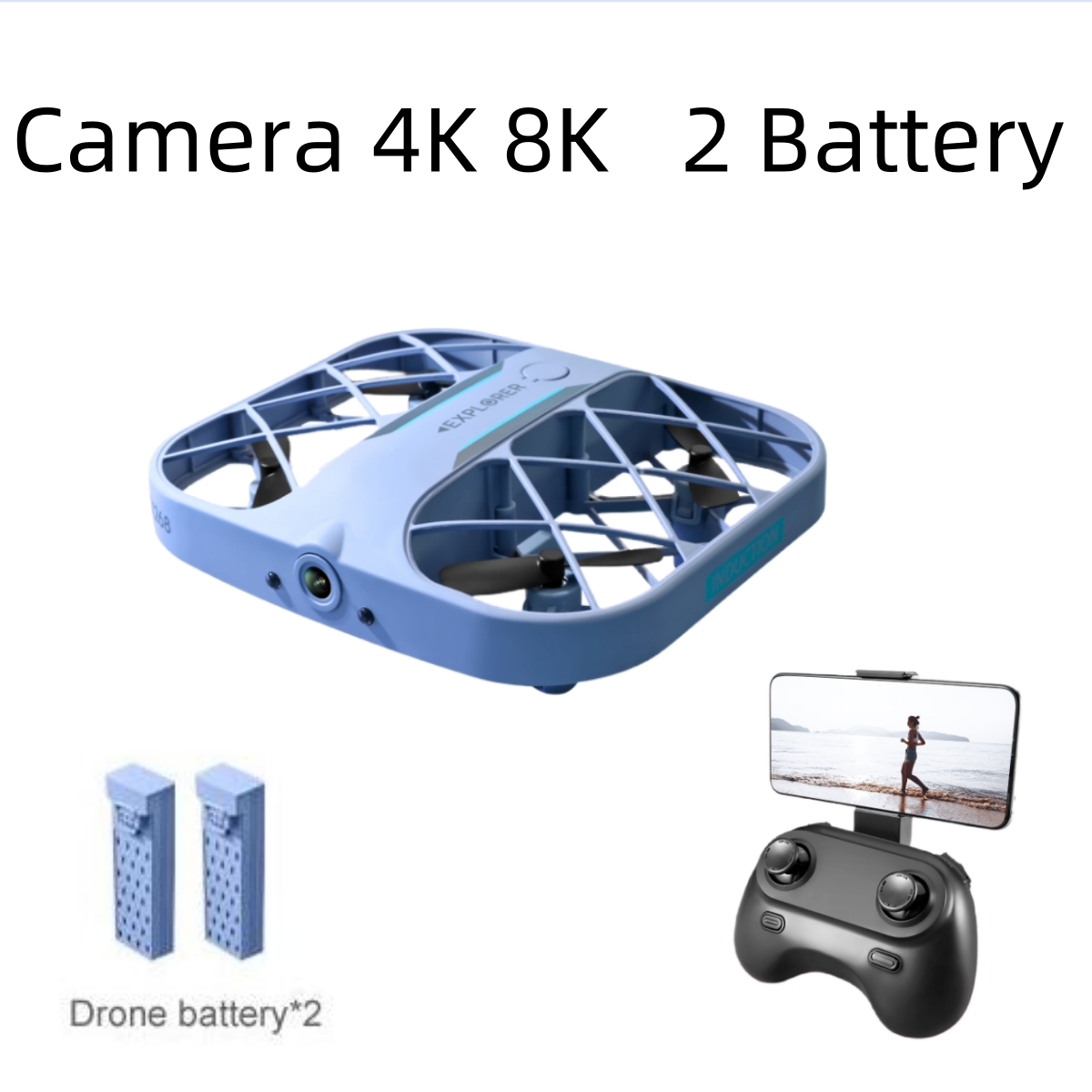 JJRC H107 FPV RC Drone with 2  - огляд і ціна Drone Racing Battery